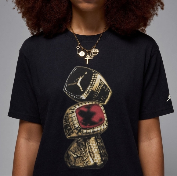Air Jordan Womens MVP Graphic Tee Size Small SAMPLE - Picture 2 of 3